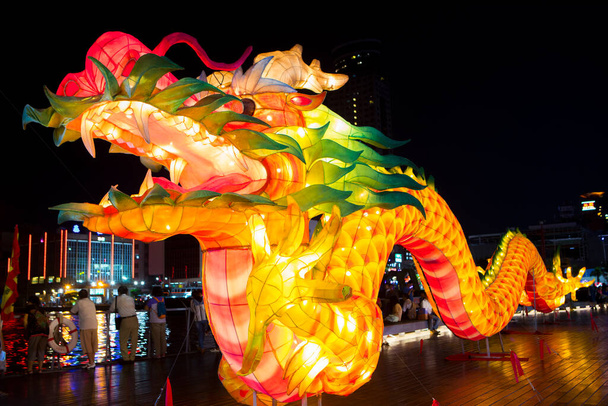 Chinese traditional festivals will hold gorgeous and colorful lantern festivals  - Photo, Image