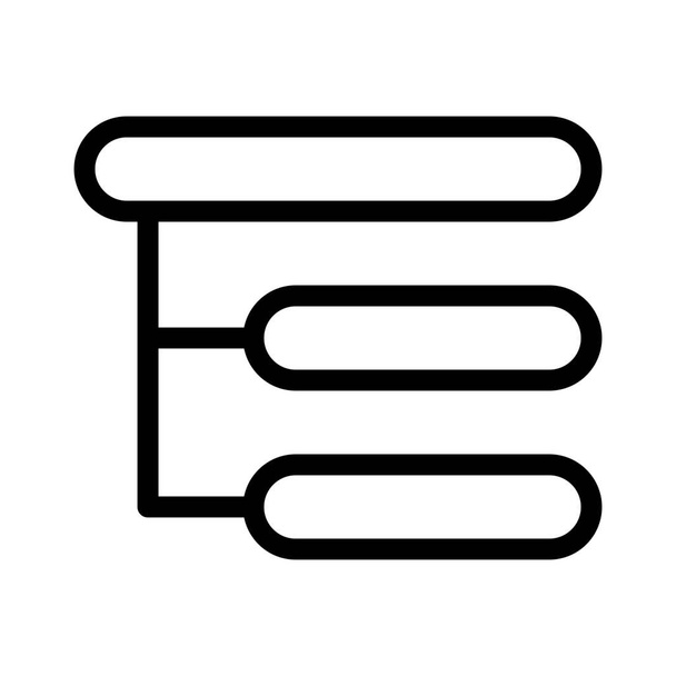 Icono de subtarea, ilustración vectorial - Vector, imagen