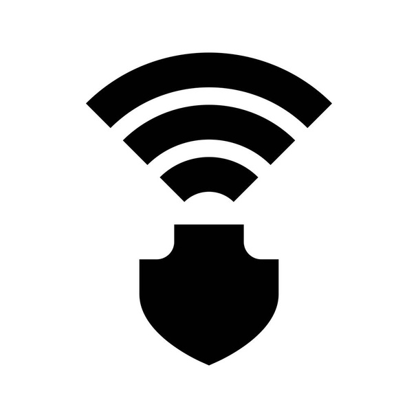 Піктограма Wi-Fi на білому тлі, Векторні ілюстрації
 - Вектор, зображення
