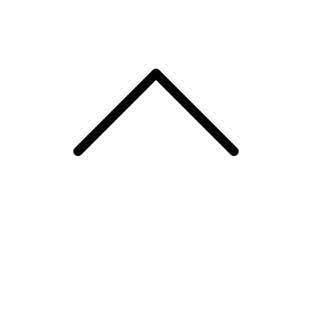 Pfeil-Symbol nach oben, Vektorabbildung   - Vektor, Bild