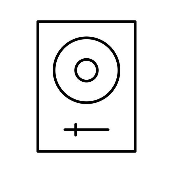 Konsola DJ Mixer ikona, wektor ilustracja  - Wektor, obraz
