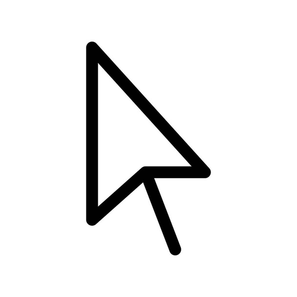 Cursor Mouse Pointer icon on white background, vector illustration - Вектор, зображення
