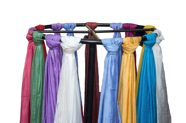 sjaals op ronde stand - Foto, afbeelding