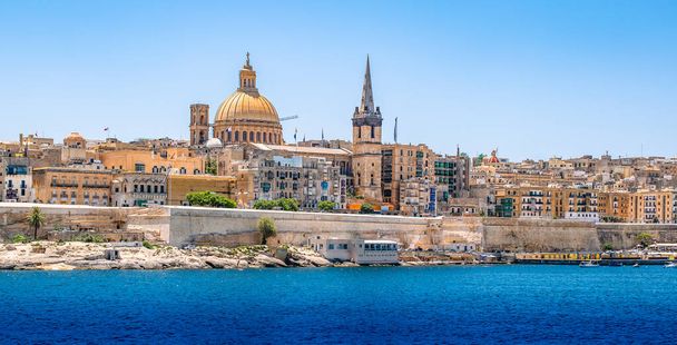 Panoramic skyline of Valletta, Malta. - Photo, Image