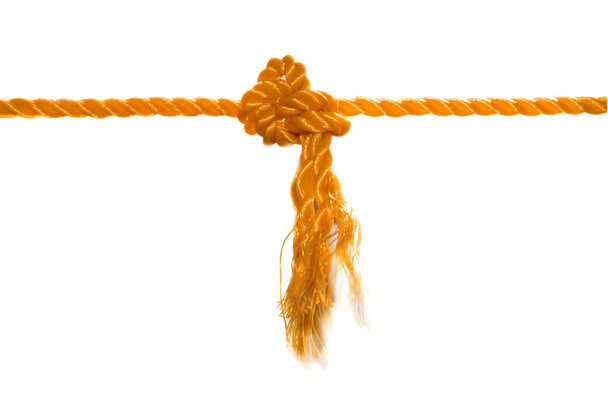 Orange colored rope joint - Photo, Image