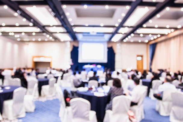 A blur of business conference and presentation in the conference hall. Business concept. - Photo, Image