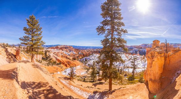 Φωτογραφία του Bryce Canyon στη Γιούτα το χειμώνα - Φωτογραφία, εικόνα