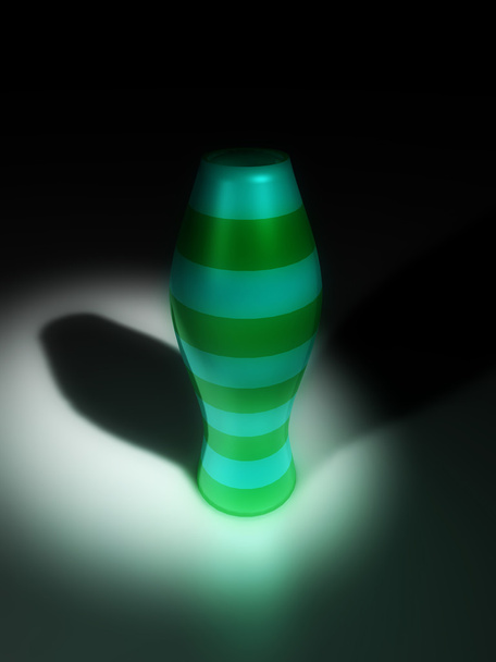 grüne Vase isoliert - Foto, Bild