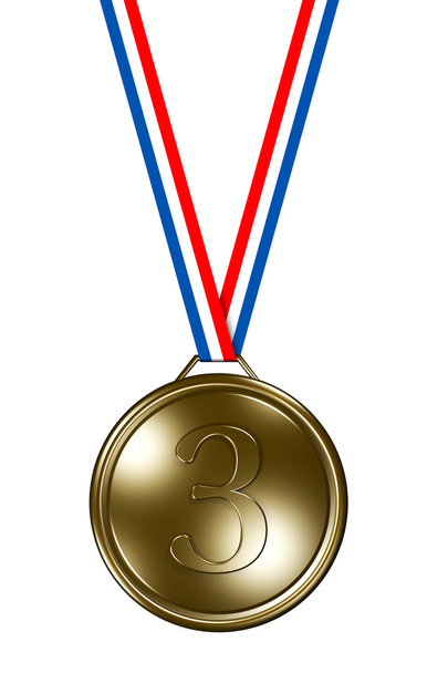 μετάλλιο για την τρίτη θέση - Φωτογραφία, εικόνα