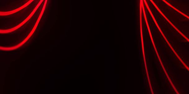 Неоновий барвистий абстрактний дизайн світлових хвиль. Цифровий фон з ефектом неонового освітлення. Яскраві промені шпалери
. - Фото, зображення