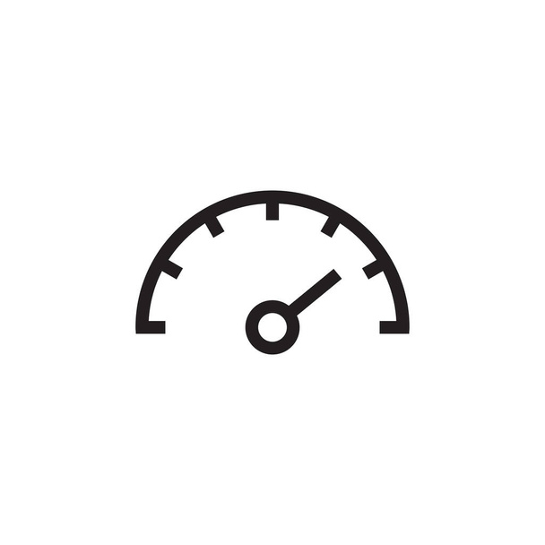 projekt ikony wektora licznika prędkości - Wektor, obraz