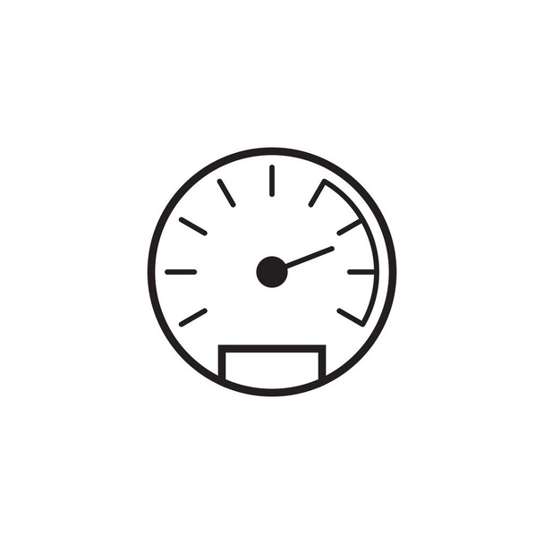 compteur de vitesse icône vectorielle logo design - Vecteur, image