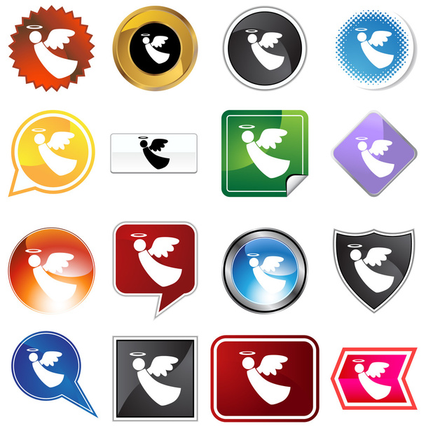 Multiple Buttons - Angel - Vector, Image