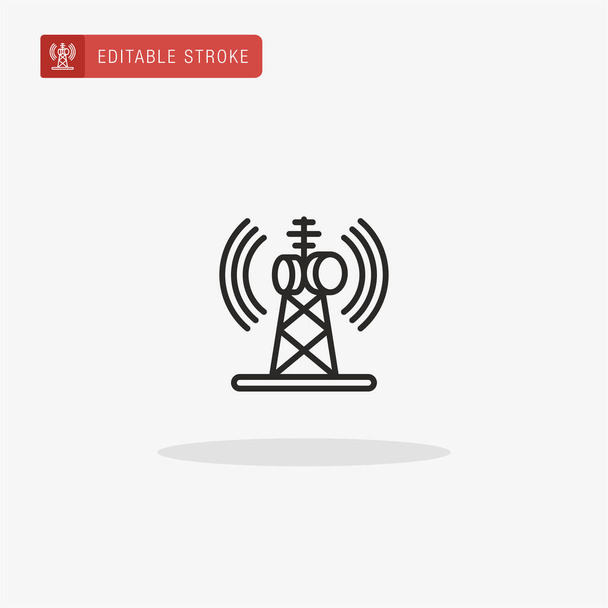 Radio Antenna icon vector. Radio Antenna icon for presentation. - Vector, Image