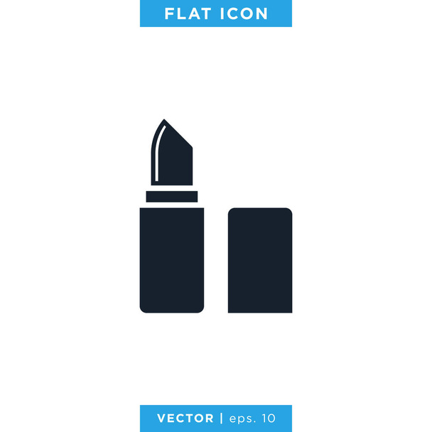 Šablona návrhu vektoru ikon rtěnky - Vektor, obrázek