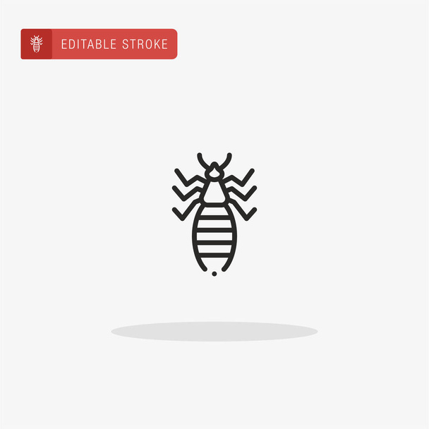 Louse icon vector. Louse icon for presentation. - Vector, Image