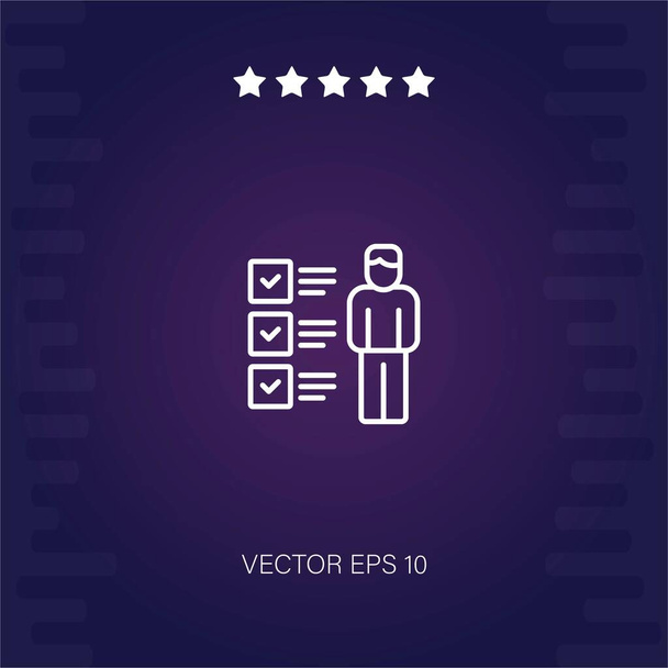 habilidades vector icono ilustración moderna - Vector, Imagen