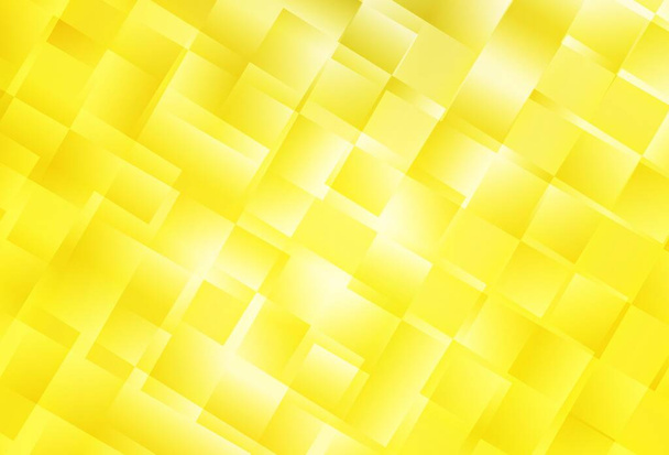 Disposition vectorielle jaune clair avec lignes, rectangles. Illustration abstraite scintillante aux formes rectangulaires. Modèle peut être utilisé pour les sites Web. - Vecteur, image