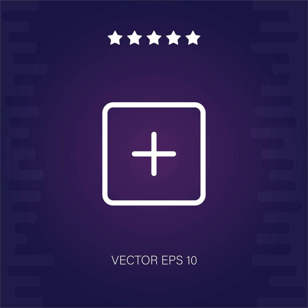 añadir icono vectorial ilustración moderna - Vector, Imagen