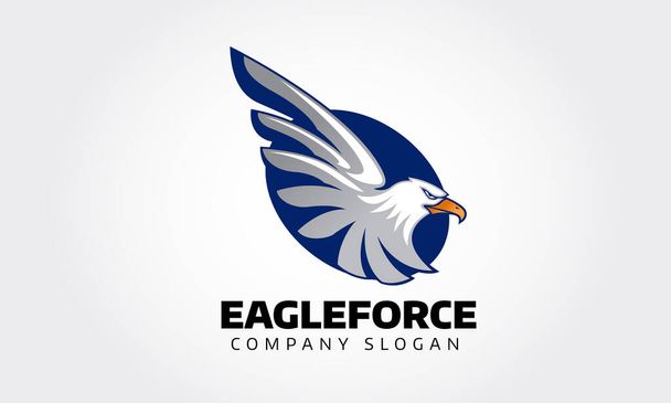 Eagle force Vector Logo Template voor uw bedrijf. - Vector, afbeelding