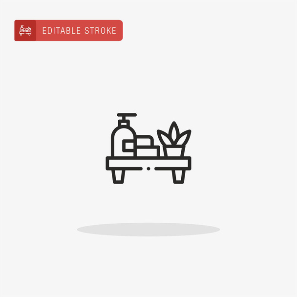 Bathroom icon vector. Bathroom icon for presentation. - Vector, Image
