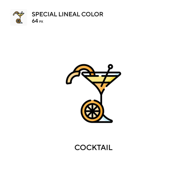 Cocktail Semplice icona vettoriale. Icone da cocktail per il tuo progetto aziendale - Vettoriali, immagini