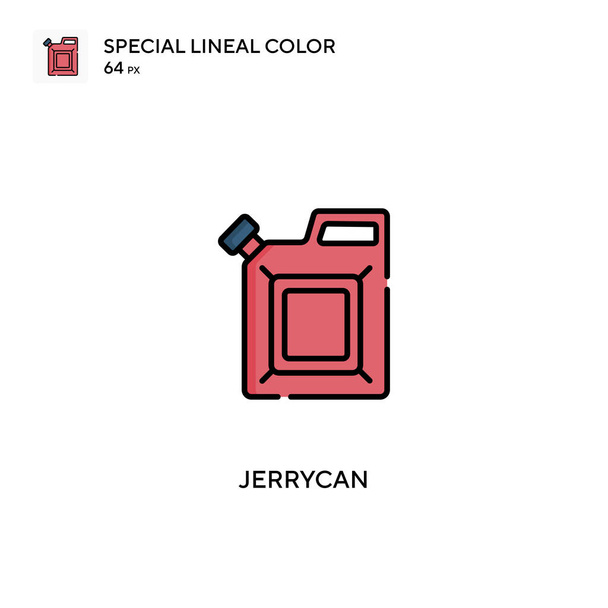Jerrycan Icône vectorielle simple. icônes Jerrycan pour votre projet d'entreprise - Vecteur, image