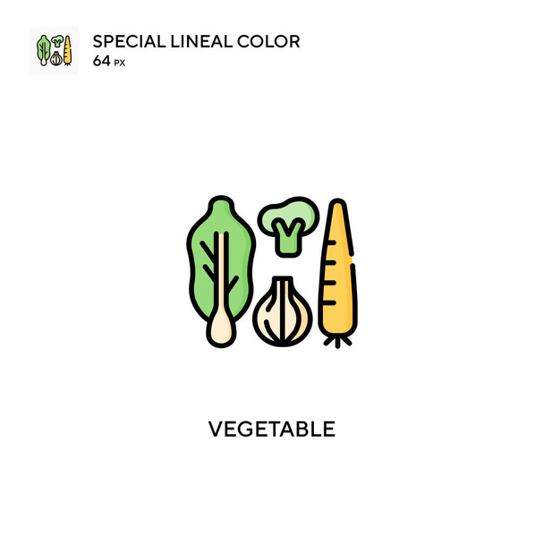 Gemüse Einfaches Vektorsymbol. Gemüse-Symbole für Ihr Geschäftsprojekt - Vektor, Bild