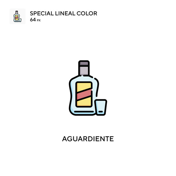 Aguardiente Simple vector icon. Aguardiente icons for your business project - Vector, Image