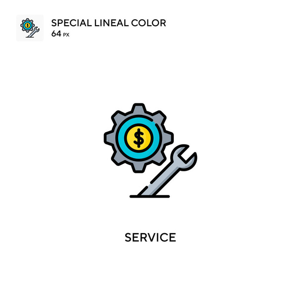 Servicio Icono de vector simple. Iconos de servicio para su proyecto empresarial - Vector, Imagen