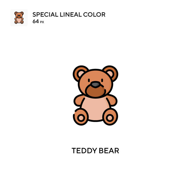 Medvídek Jednoduchá vektorová ikona. Ikony medvídka pro váš obchodní projekt - Vektor, obrázek