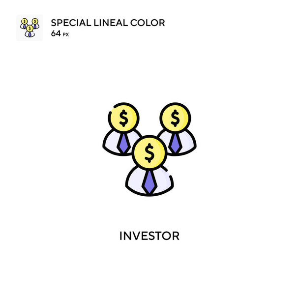 Investitore semplice icona vettoriale. Icone degli investitori per il tuo progetto aziendale - Vettoriali, immagini