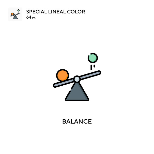 Balance Einfaches Vektorsymbol. Balance-Symbole für Ihr Geschäftsprojekt - Vektor, Bild
