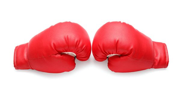 Boxing gloves on white background - Zdjęcie, obraz