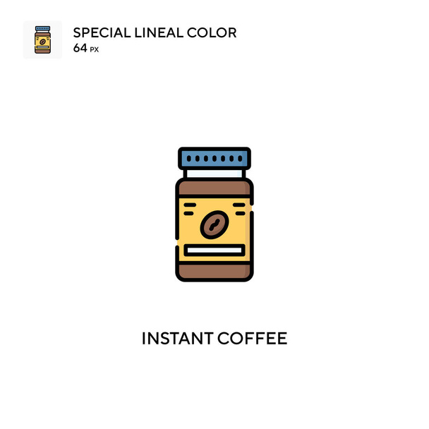 Café instantâneo Ícone vetorial simples. Ícones de café instantâneas para o seu projeto de negócios
 - Vetor, Imagem