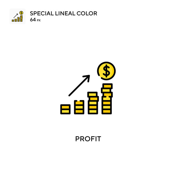 Bénéfice Simple icône vectorielle. Icônes de profit pour votre projet d'entreprise - Vecteur, image