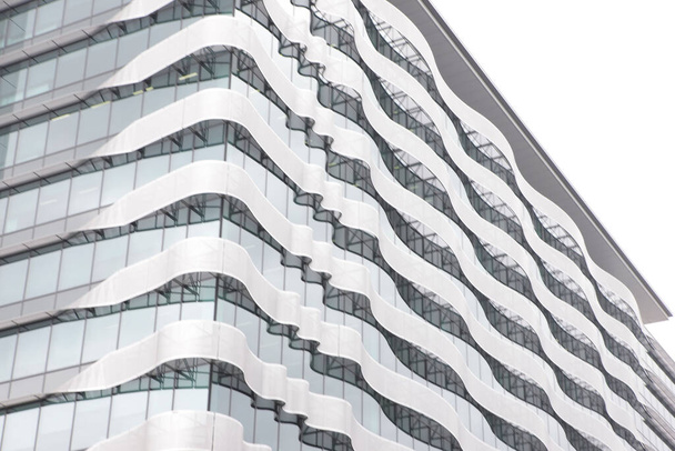 Cropped image of modern office building in Brisbane city, Australia. High quality photo - Photo, Image