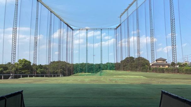 Golf Driving Range View in Yokohama - Photo, Image