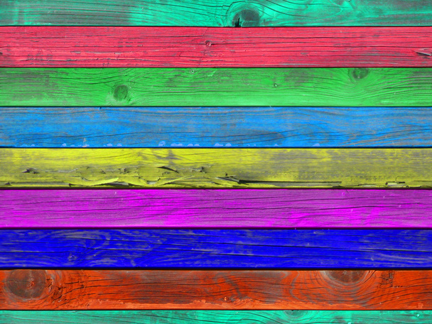 Seamless painted wood plank texture - Photo, Image