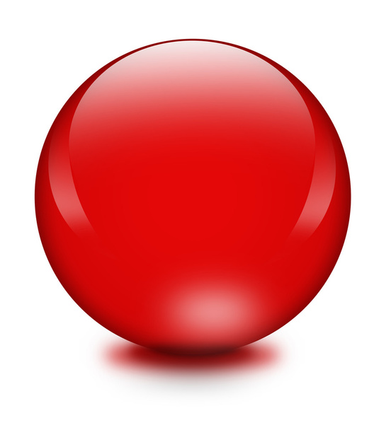 Bola de cristal rojo
 - Foto, Imagen