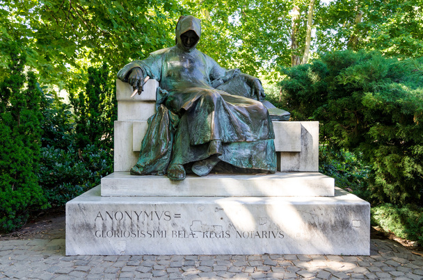 anonyme Statue in Budapest, Ungarn - Foto, Bild