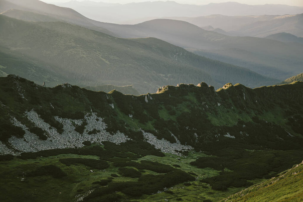 A large mountain in the background - Valokuva, kuva