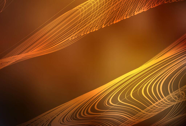 Dark Orange vector colorful blur backdrop. Colorful abstract illustration with gradient. Completely new design for your business. - Vector, Image