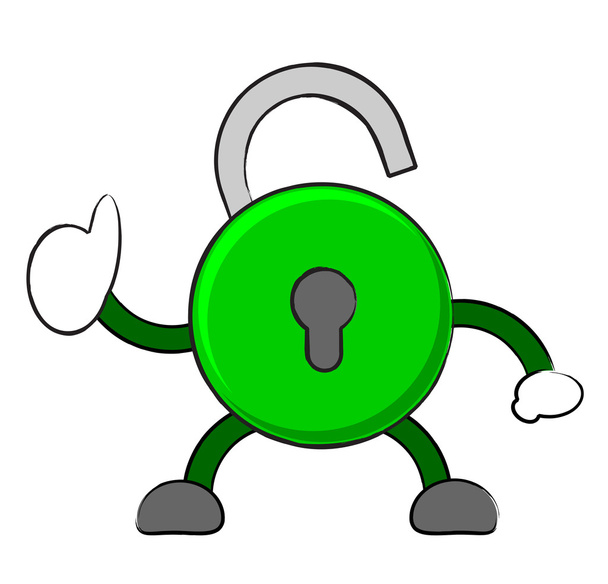 unlock icon - Vector, Image