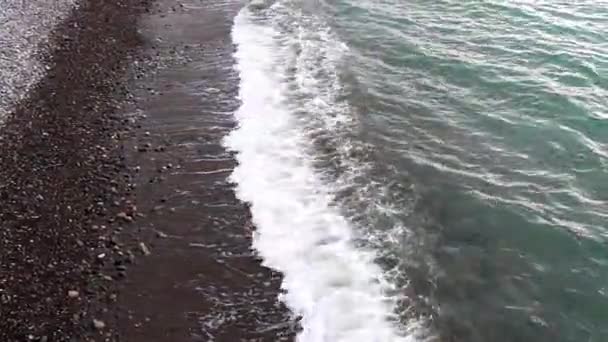 Spiaggia e mare, onde del Mar Nero - Filmati, video