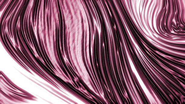 Fondo rojo profundo abstracto con olas de lujo. Ilustración 3d, representación 3d. - Foto, Imagen