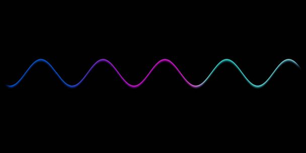 Parlare linee di onde sonore illustrazione. - Foto, immagini