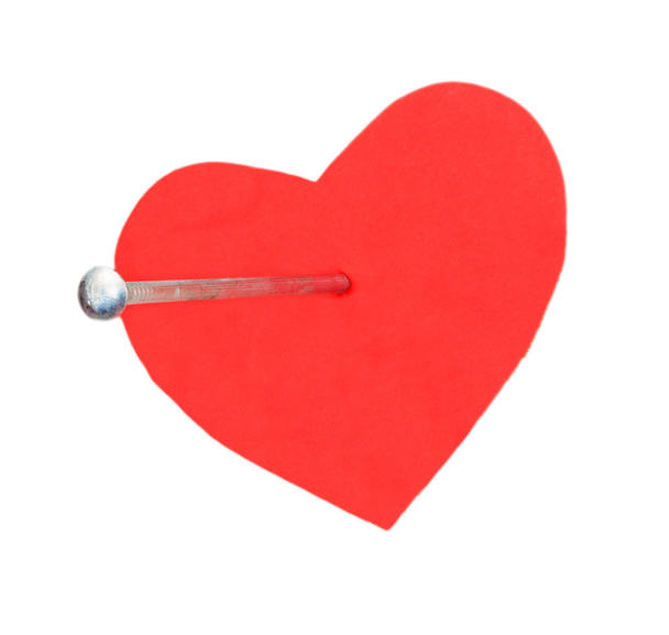 грифель в червоному серці
 - Фото, зображення
