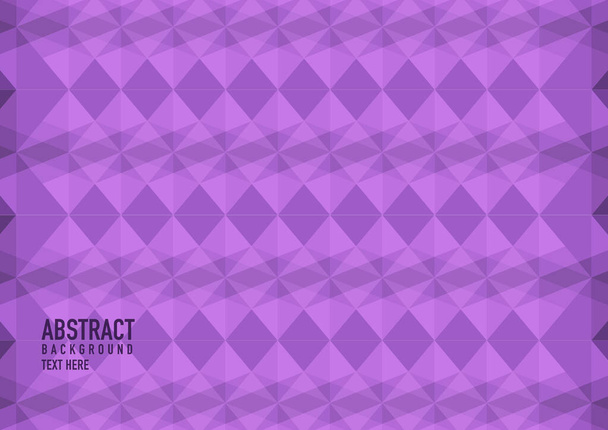 Polygon abstract on a purple background. Light purple vector shining triangular pattern. An elegant bright illustration. The triangular pattern for your business design. - Vector, Image