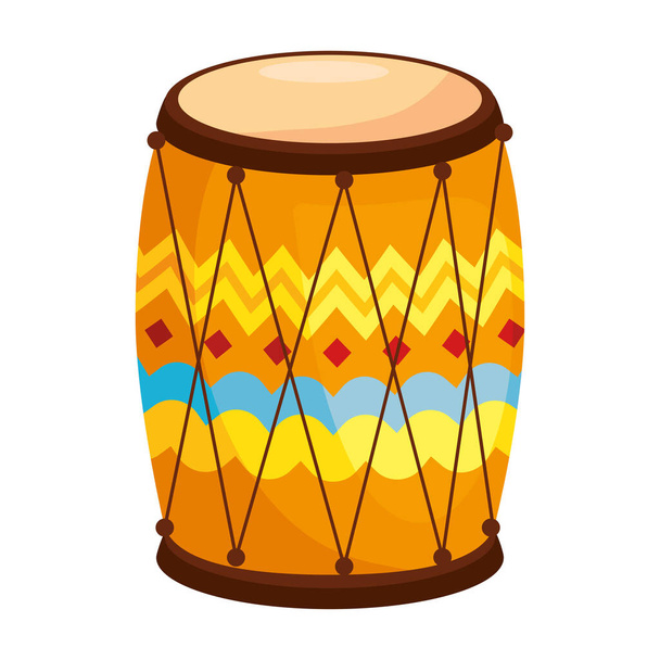 楽器ドラム｜dhol Indian伝統 - ベクター画像